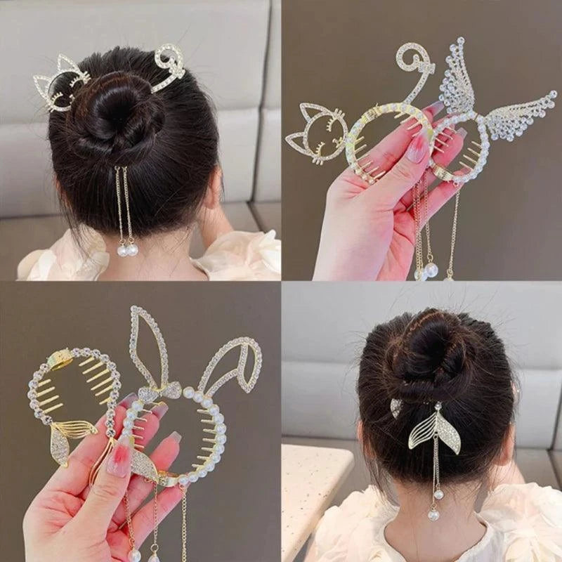 Shiny Angel Wing Hair Clip