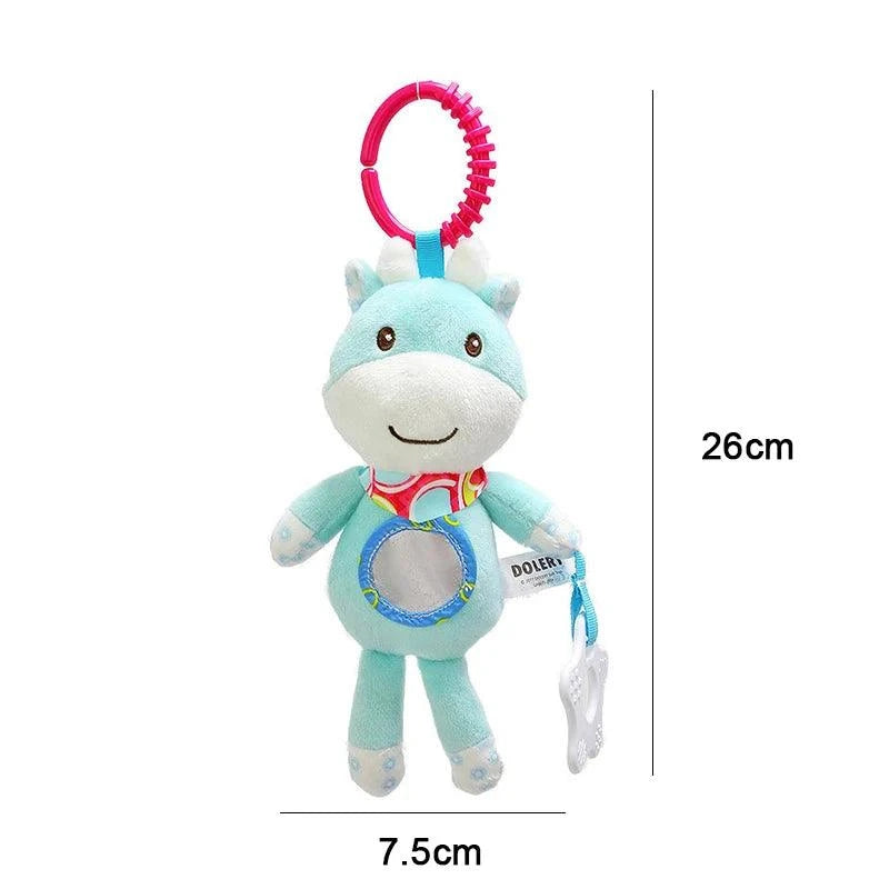 Soft Sensory Animal Rattle