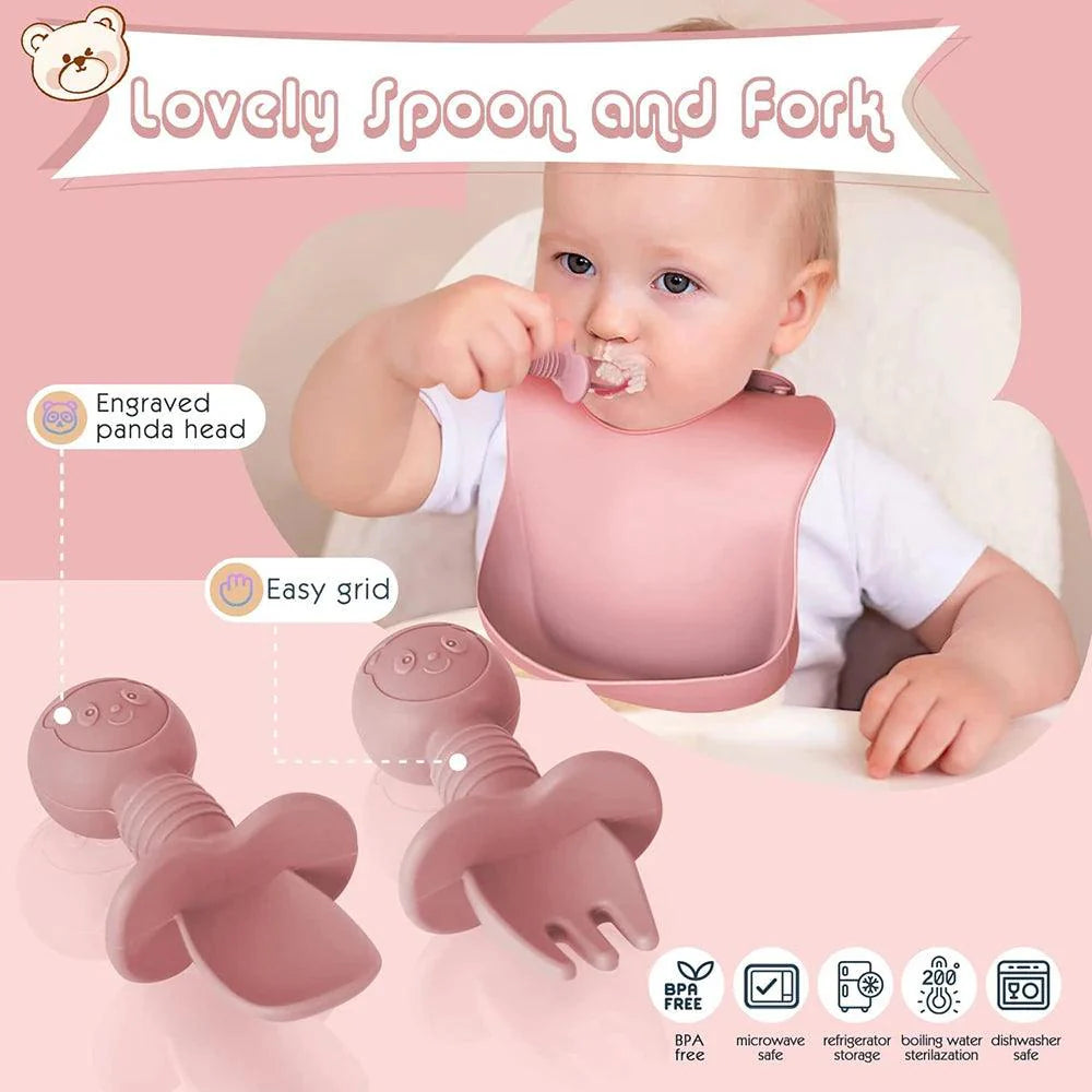 Silicone Baby Tableware Set