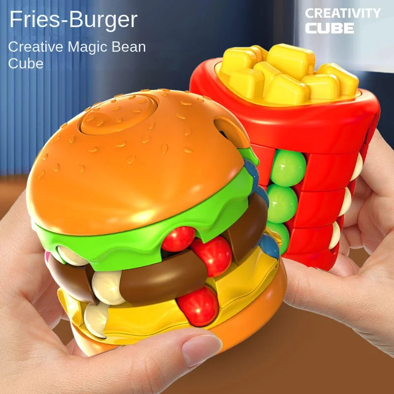 Magic Burger Cube Puzzle Toy