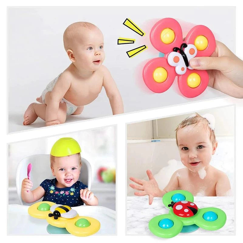 Montessori Suction Cup Spinner Toys