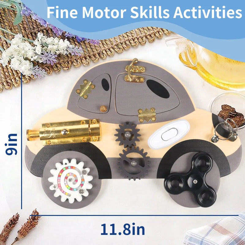 Montessori Wooden Steering Wheel