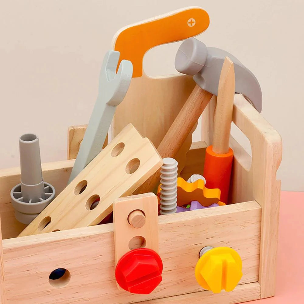 Wooden Tool Bench Set