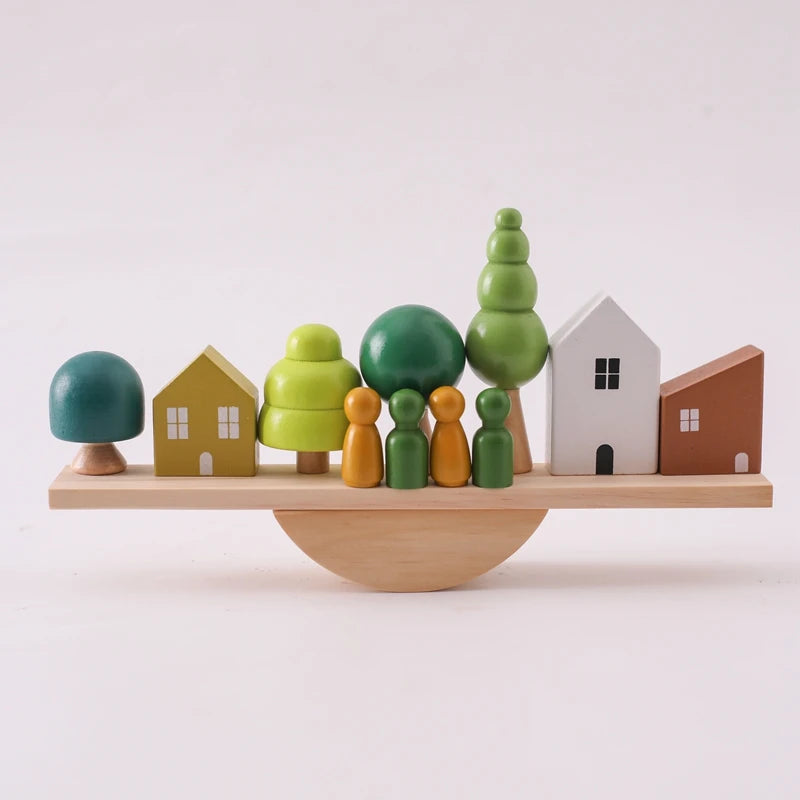 Wooden Forest Stacking Toys