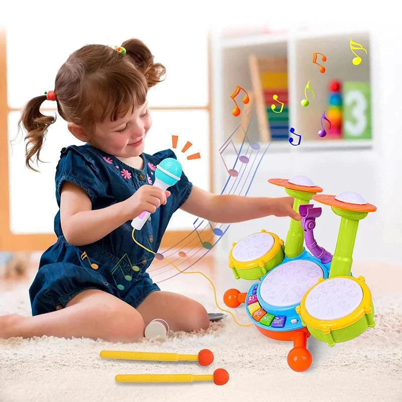 Musical Drum Set for Toddlers