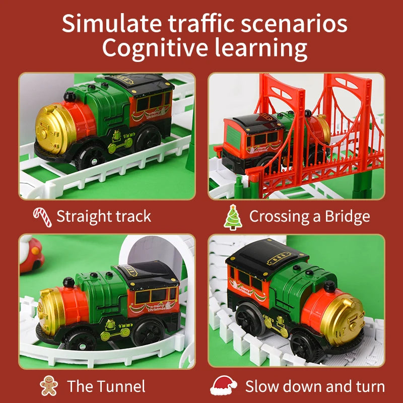 Christmas Track Car Set