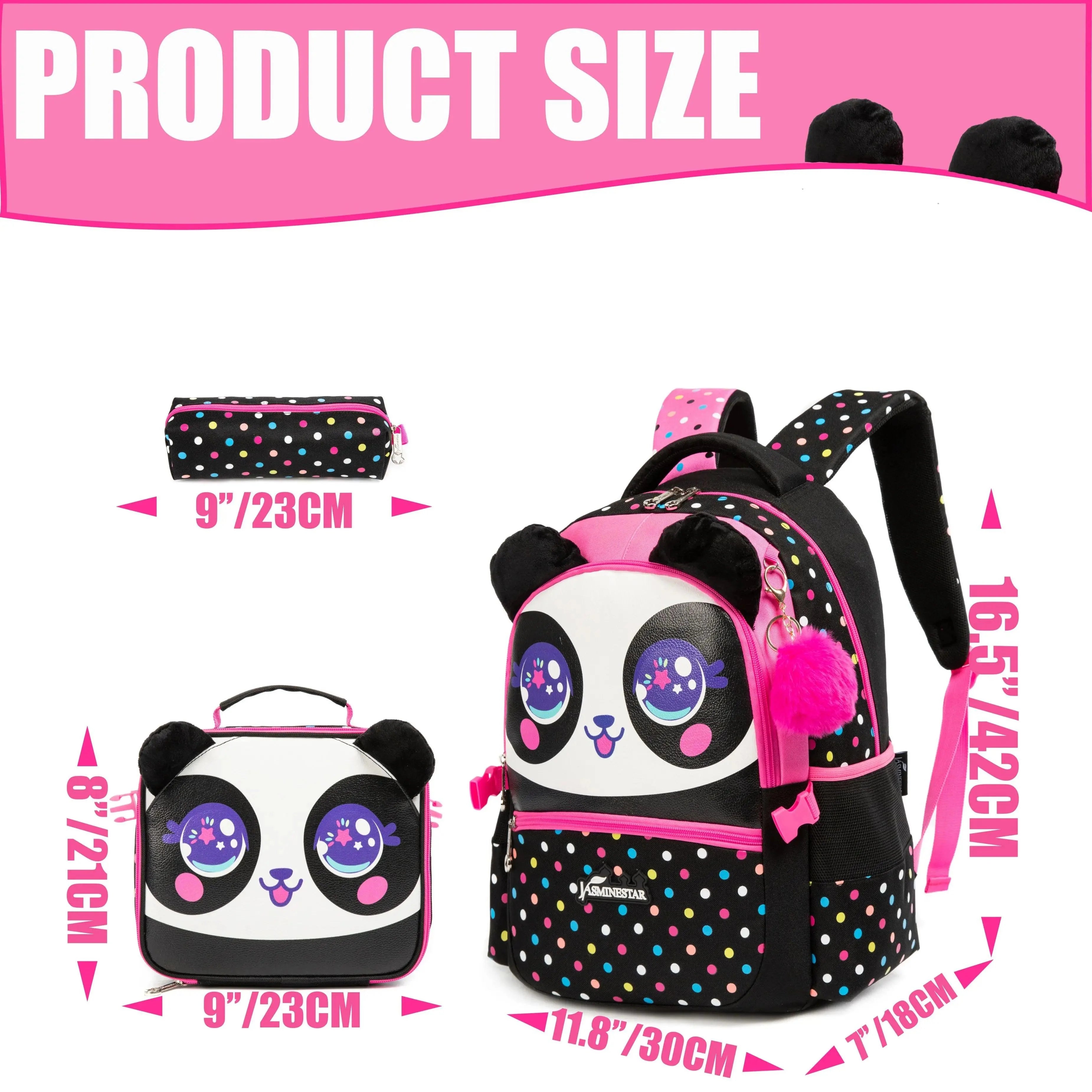 Cute Kids Backpack & Lunch Set