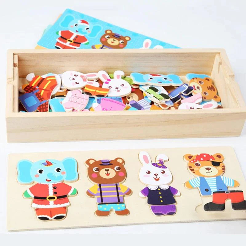 Little Bear Dressing Puzzle