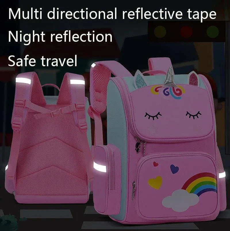 Unicorn Rainbow School Backpack