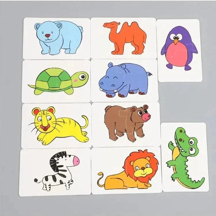 Cognitive Cartoon Puzzle Set