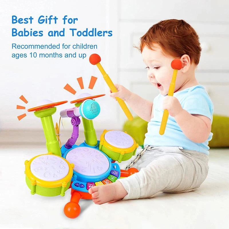 Musical Drum Set for Toddlers