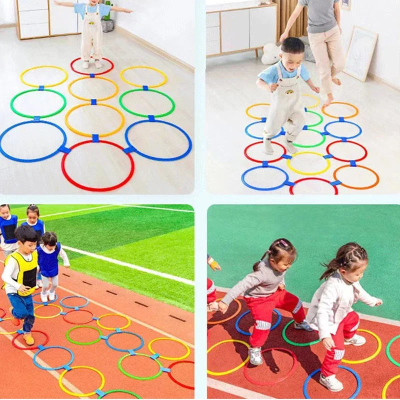 Outdoor Kids Jump Ring Game