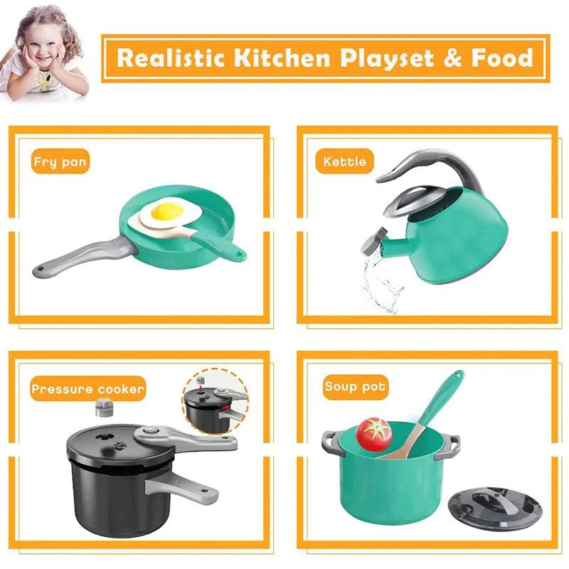 Toddler Pretend Kitchen Playset