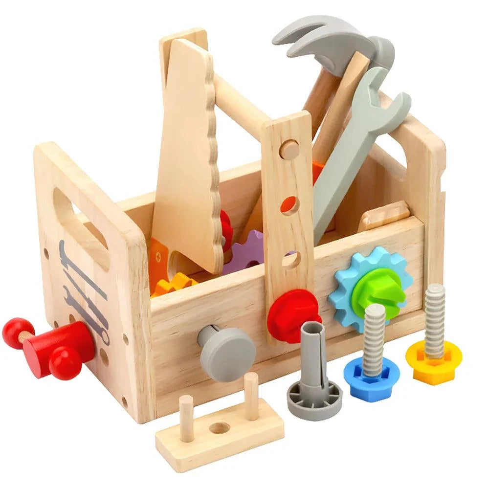 Wooden Tool Bench Set