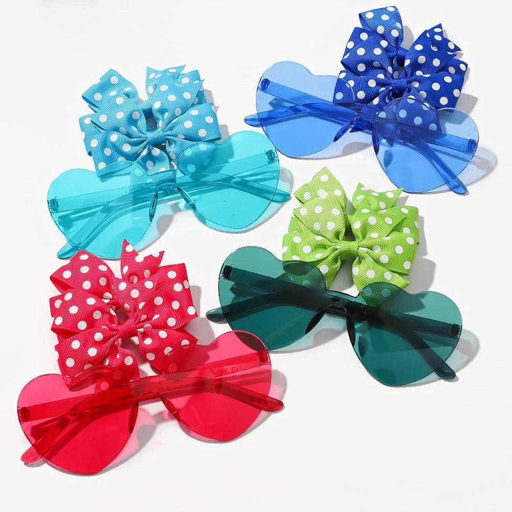 Colorful Dot Hairpin Set