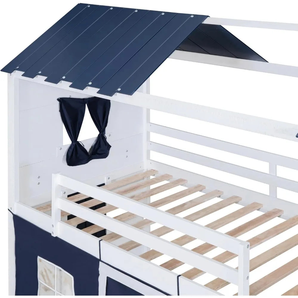 Kids Twin Loft Bunk Bed