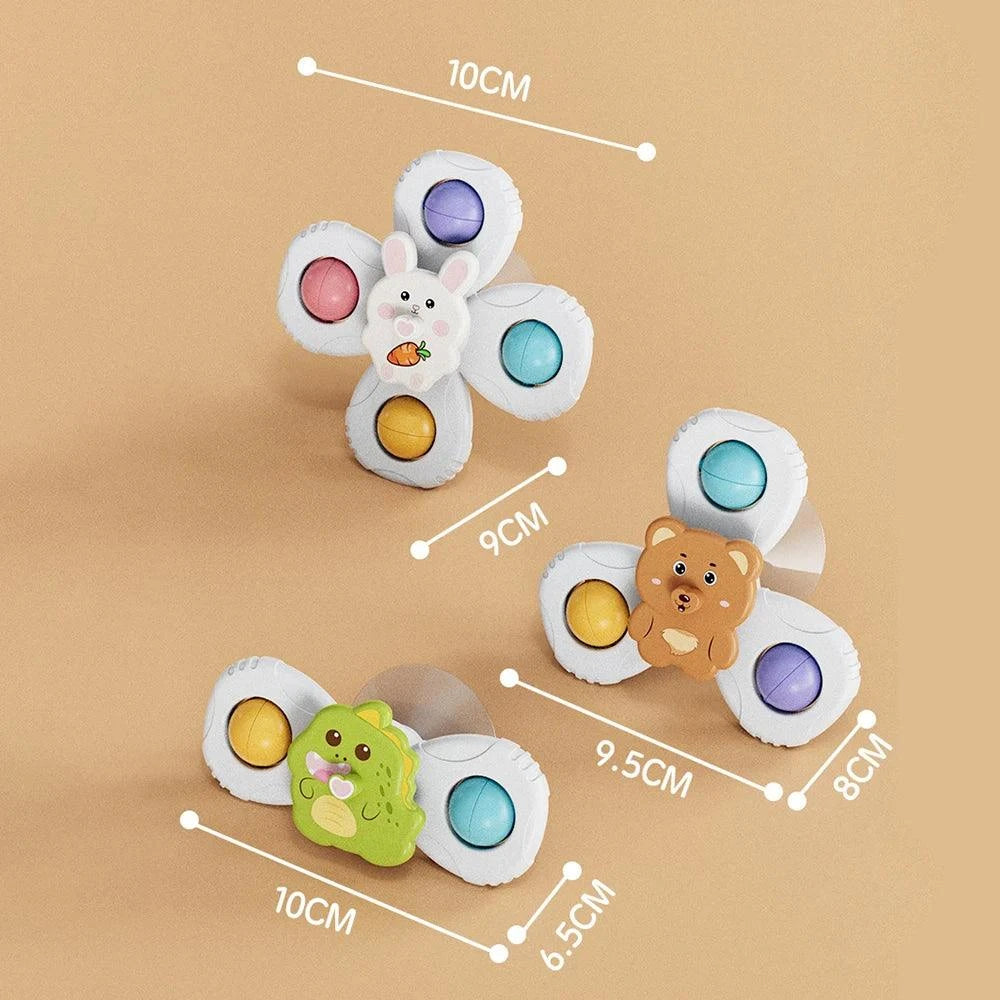 Montessori Suction Cup Spinner Toys