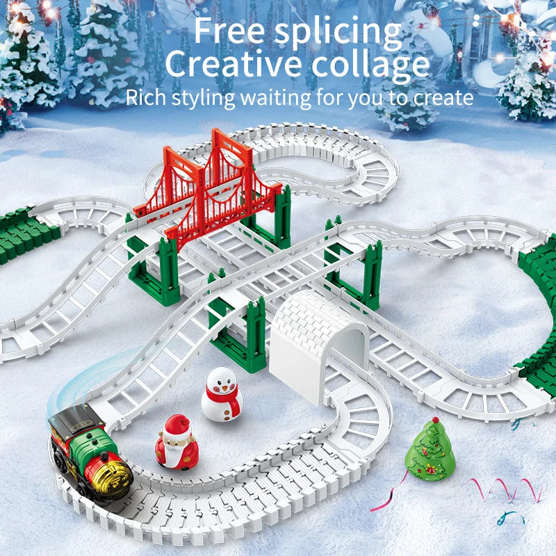 Christmas Track Car Set