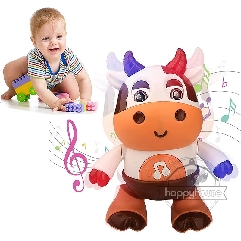 Dancing Musical Baby Cow Toy