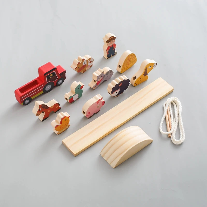 Wooden Forest Stacking Toys