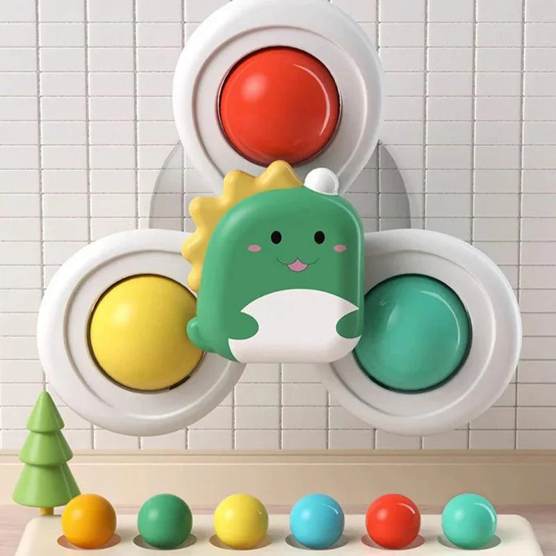 Montessori Suction Cup Spinner Toys