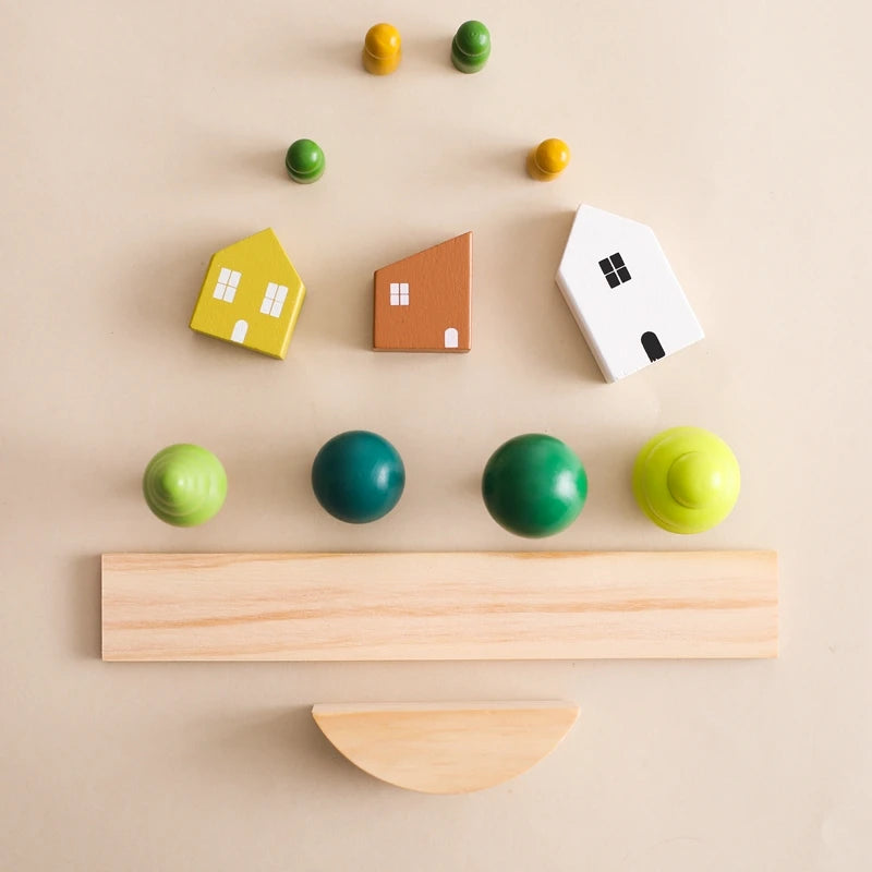 Wooden Forest Stacking Toys