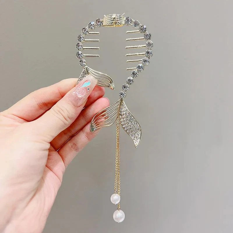 Shiny Angel Wing Hair Clip