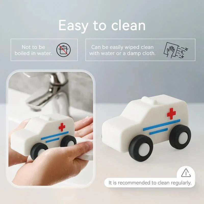 Cute Silicone Ambulance Toy