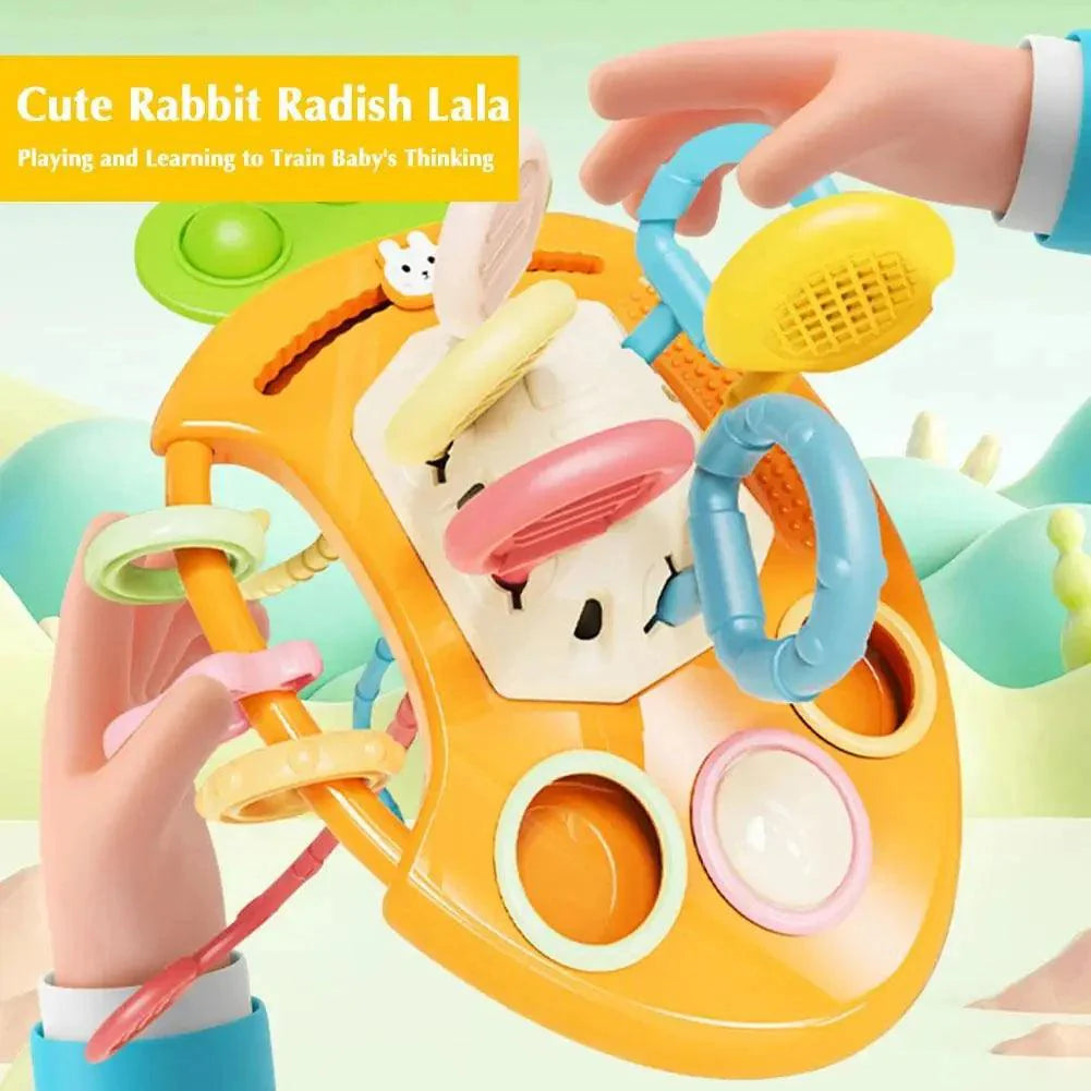 Cute Rabbit Pull String Toy