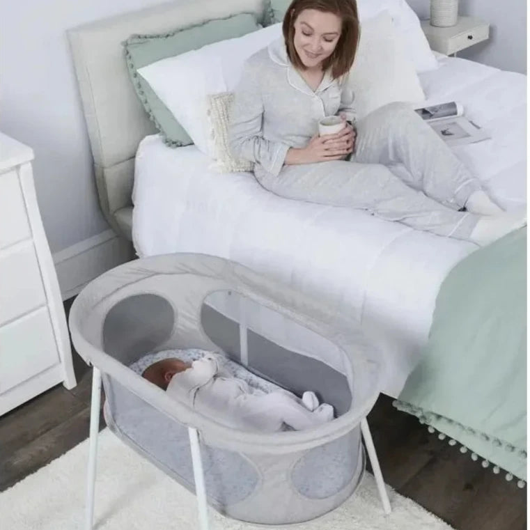 Portable Infant Bassinet Gray