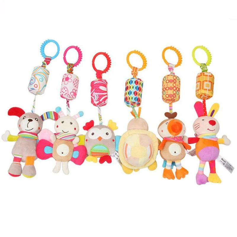 Soft Sensory Animal Rattle