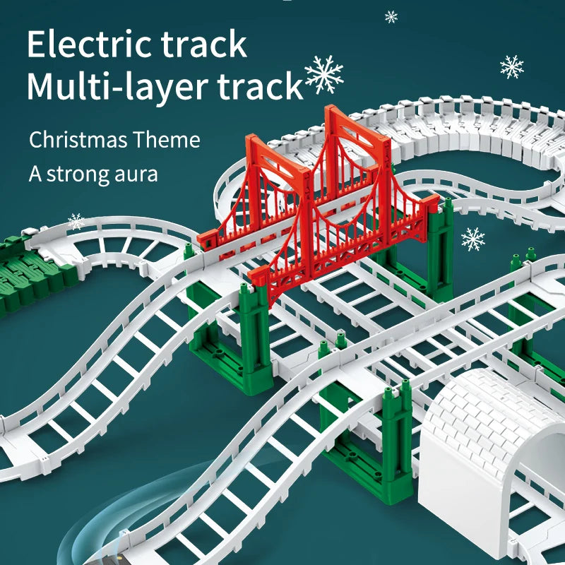 Christmas Track Car Set