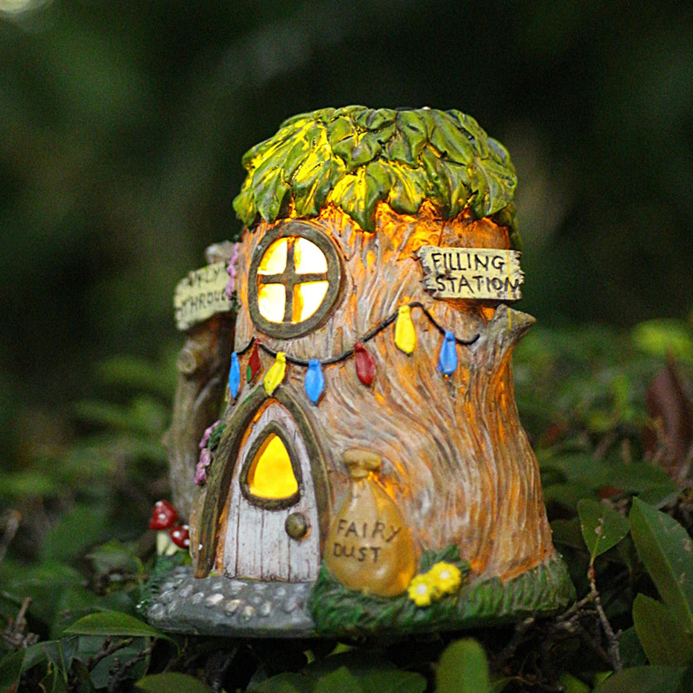 Solar Fairy House Garden Light