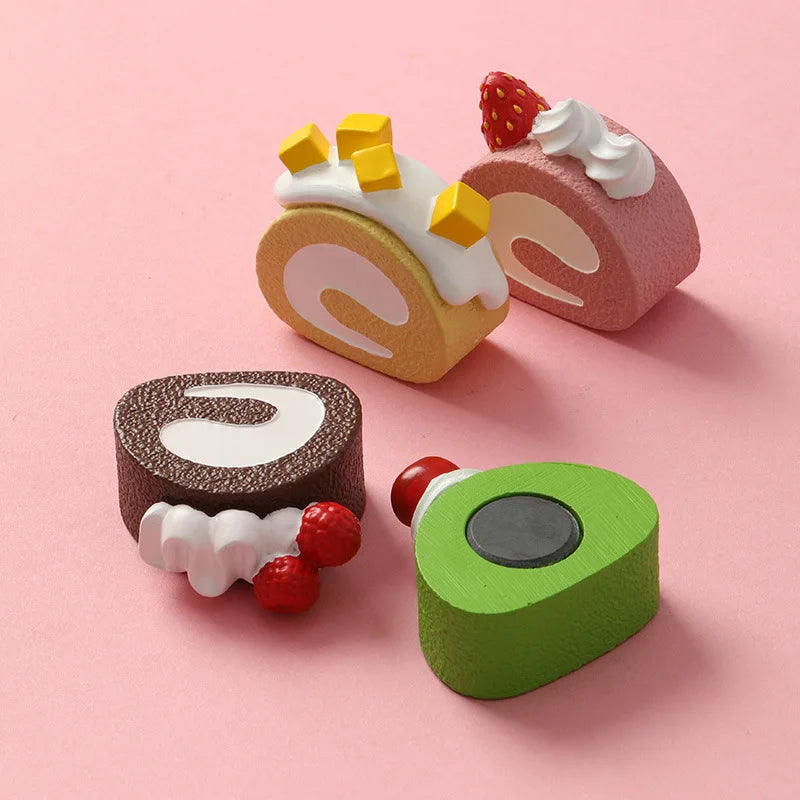 Cake Roll Magnet Decoration