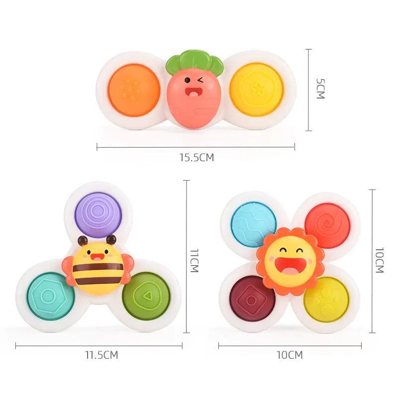 Montessori Suction Cup Spinner Toys