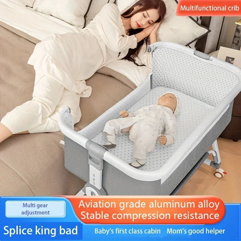 Foldable Multifunctional Baby Crib