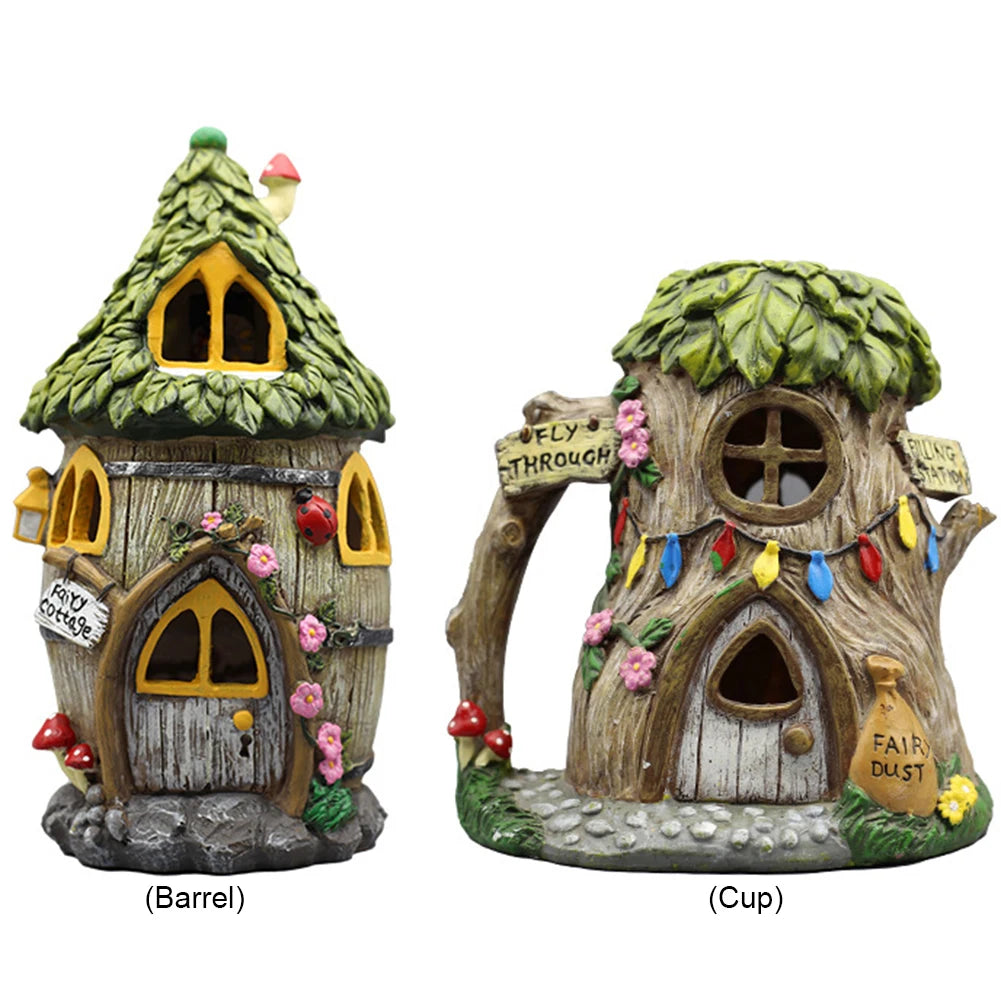 Solar Fairy House Garden Light