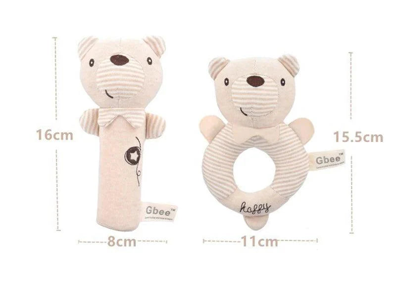 Plush Baby Rattle Toy