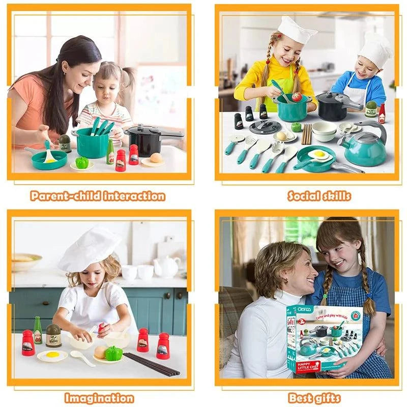 Toddler Pretend Kitchen Playset