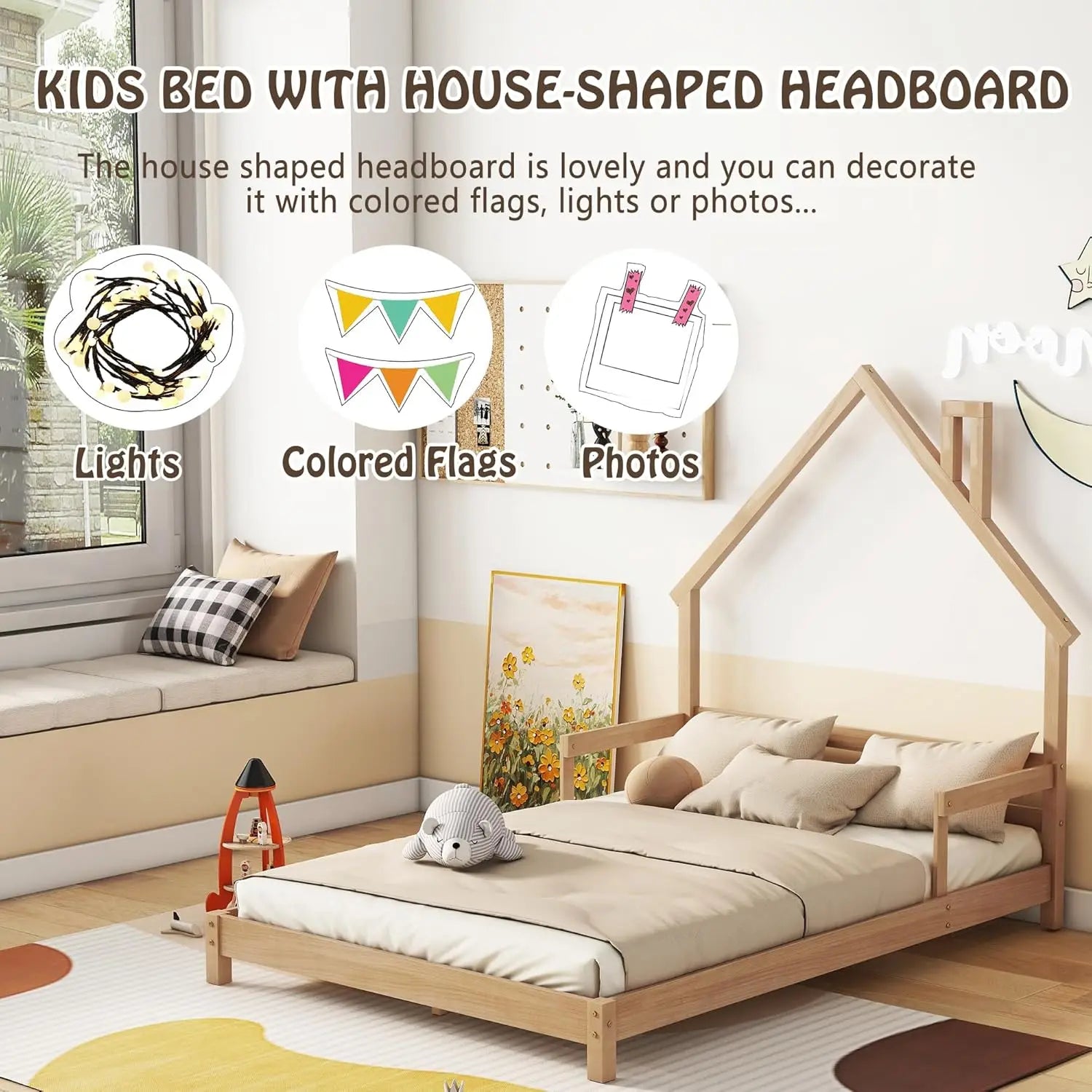 Kids House Bed Frame