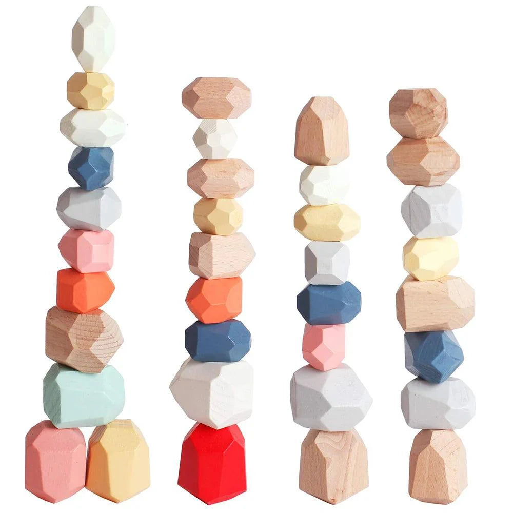 Wooden Stacking Sensory Blocks