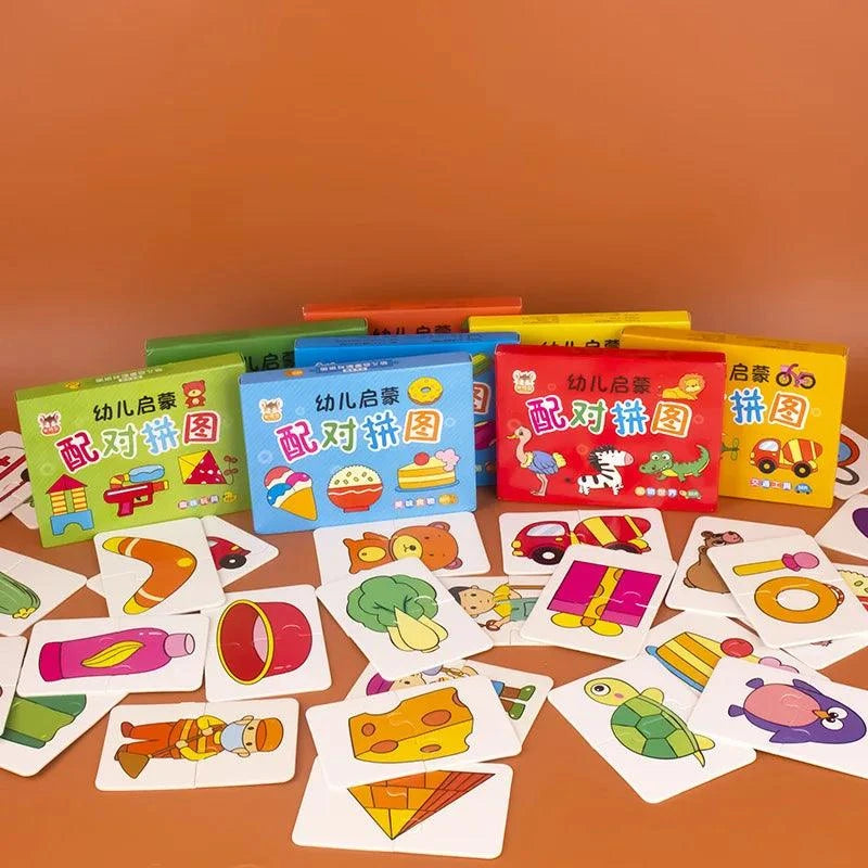 Cognitive Cartoon Puzzle Set