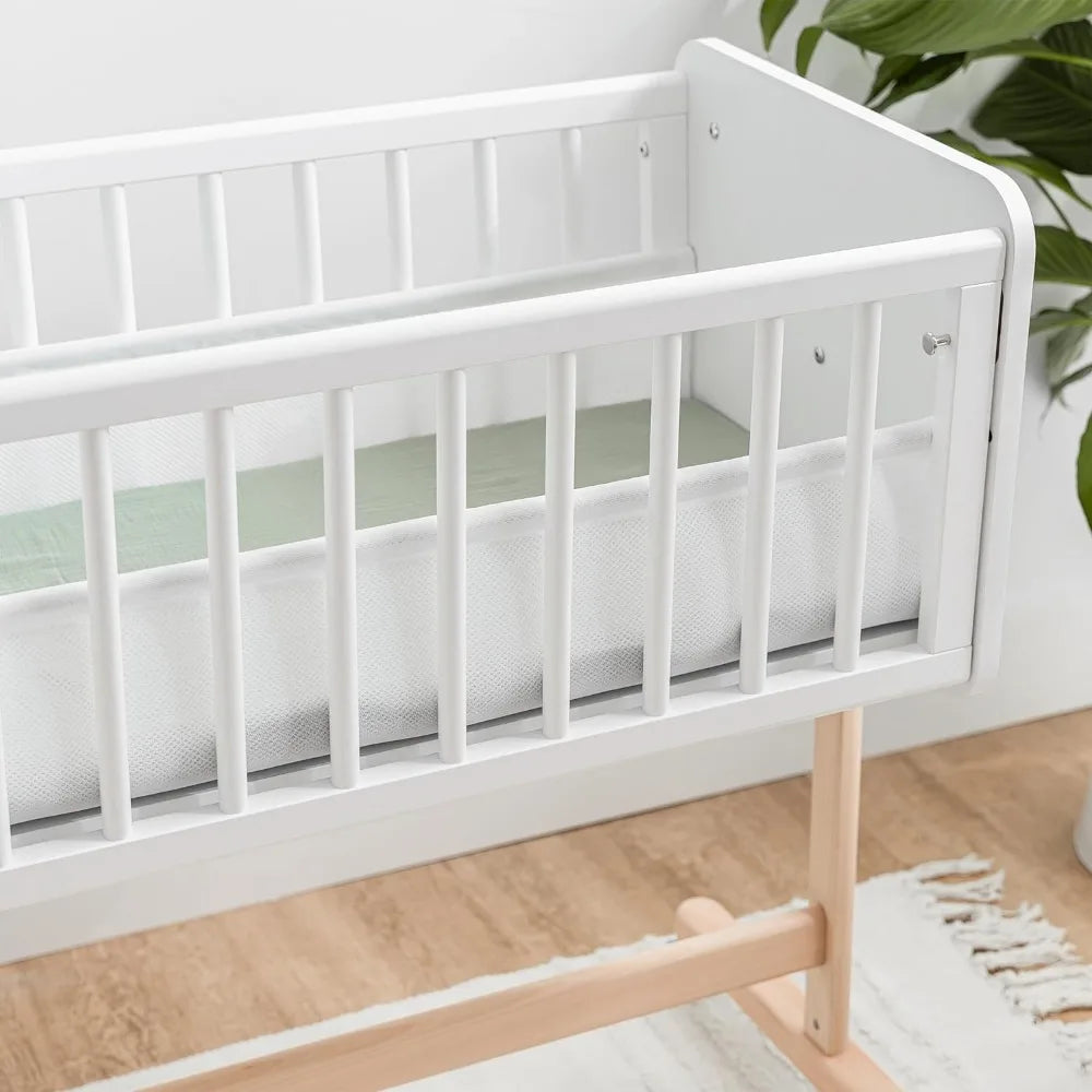 Wooden Bedside Bassinet Sleeper