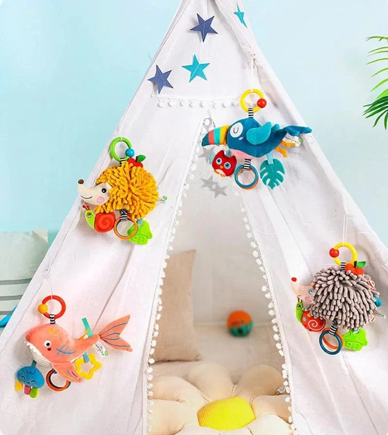 Soft Hanging Rattle Toy Set