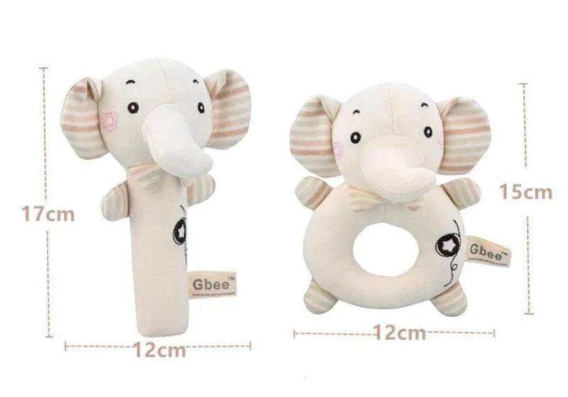 Plush Baby Rattle Toy