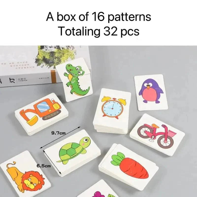 Cognitive Cartoon Puzzle Set