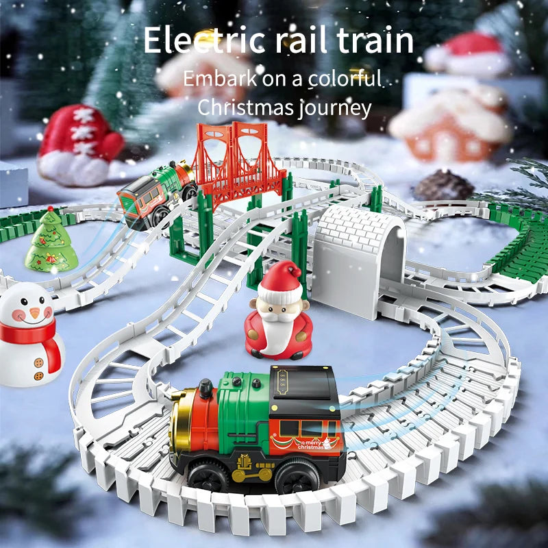 Christmas Track Car Set