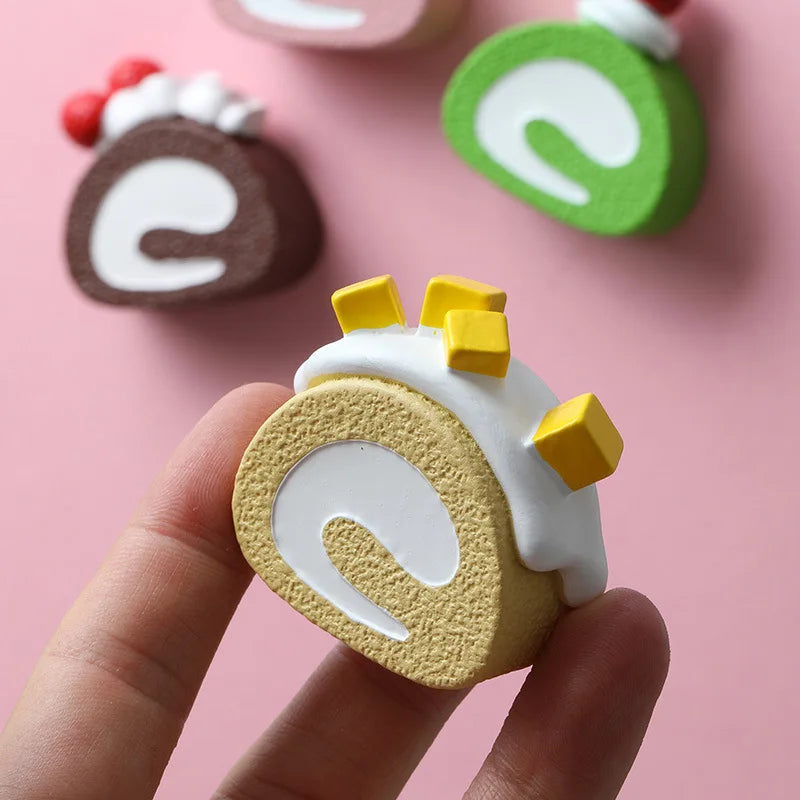 Cake Roll Magnet Decoration