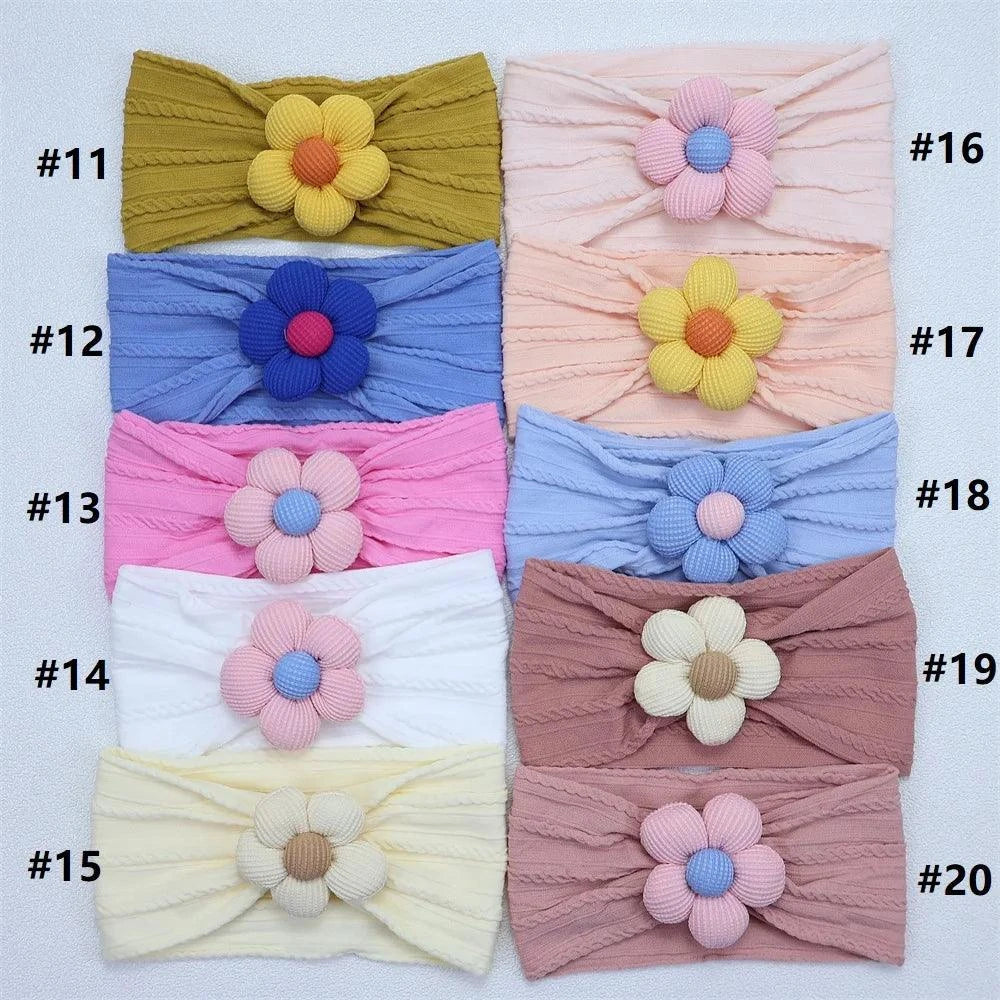 Flower Nylon Baby Headband