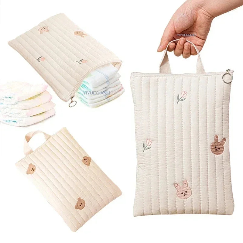 Mini Cotton Diaper Bag